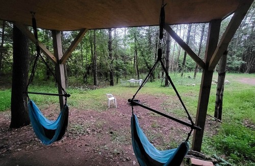 Elba House | Rustic Tree House with Woodland Valley Views in Elba, Minnesota