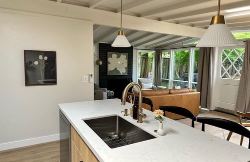 Tamalpais-Homestead Valley House | Private MCM Sanctuary