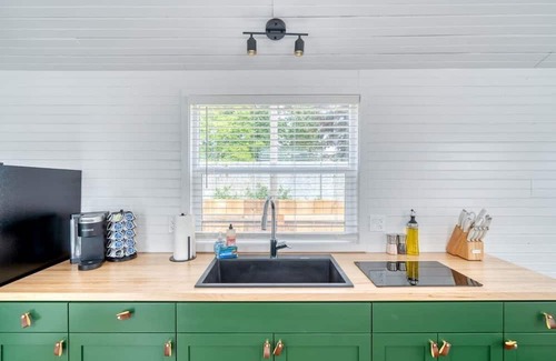 Overlook Apartment | Noir-Emerald: Modern TinyLux in Portland