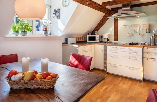 Staufen im Breisgau Apartment | Apartment 'Above the Roofs' with Mountain View, Balcony and Wi-Fi