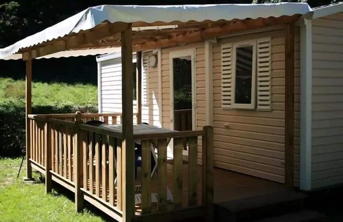 Oust House | MOBIL-HOME ERCE with covered terrace 2 shower rooms 4 persons