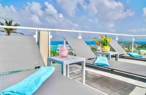 Oyster Pond House | V4 Magical view of the ocean and Saint Barth