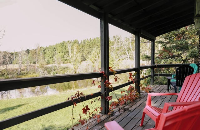 Cozy 1-loft room house with Fast WiFi, in charming Indian River. Near Mackinaw.