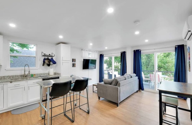 Unique Shipping Container Retreat: Five 1BR Units