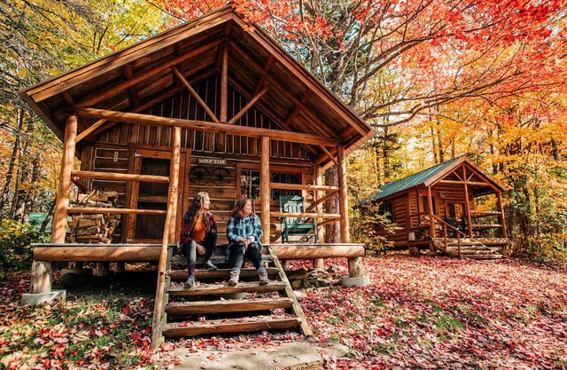 Private cabin with all meals and access to our private lake included!