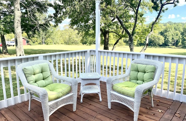 Beautiful property on the Caddo River. Fishing or floating is steps away.