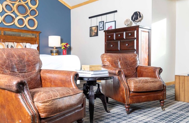 Guest room with King bed at Outbound Mammoth