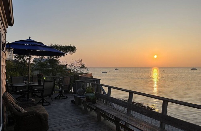 Spectacular views with a large Bayfront deck, Ocean Ridge Davis Park.