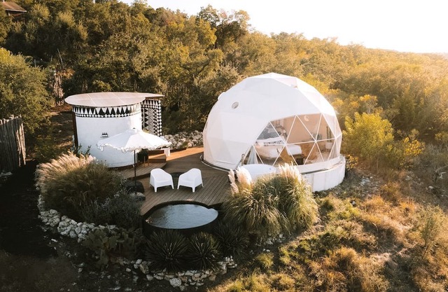 Breathtaking Dome with Spectacular Outdoor Living and Chic Elegant Interior in Texas