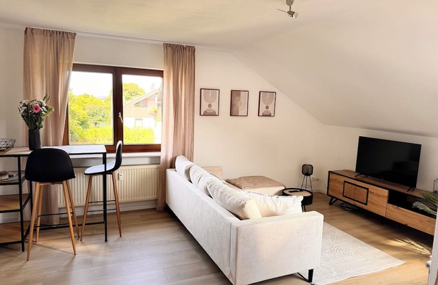 Bright attic apartment with balcony in Bad Friedrichshall