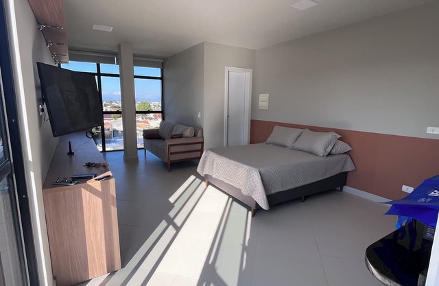 Apartment in Curitiba with convenience and location for business travelers.