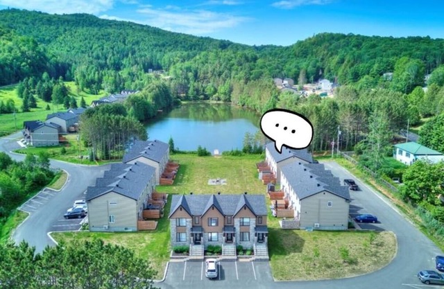 Lake Thibault Edge House Long term rental Mont Tremblant Ski Skate Golf