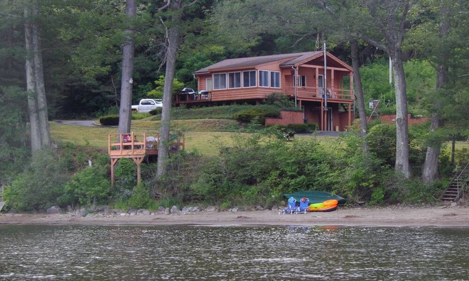 Schroon Lake Cabin | Escape to the Lake and Relax on the Private Beach