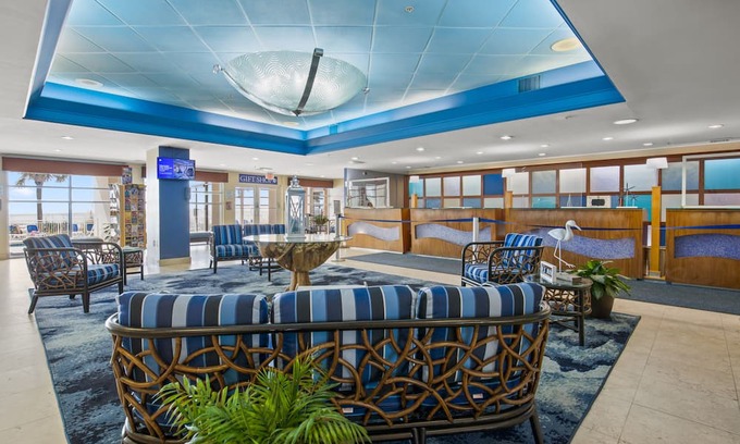 Crescent Beach Condo | 6th floor oceanfront condo w/ central AC, balcony, WiFi, shared pool/hot tub