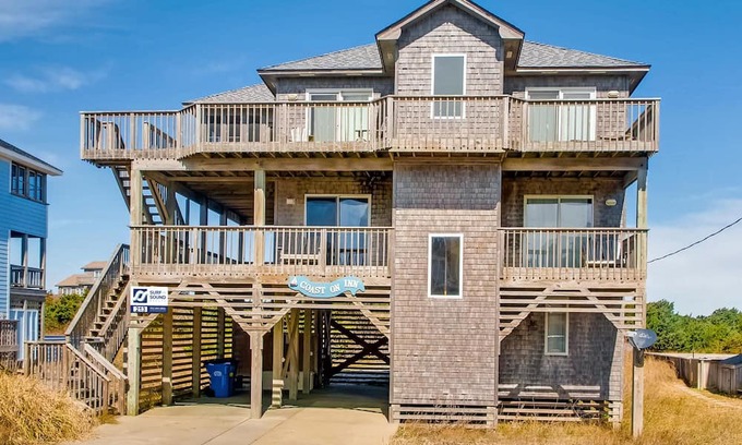 Hatteras House | On Special - Savor the Semi-Oceanfront Views, Hatteras w/ Weber Grill