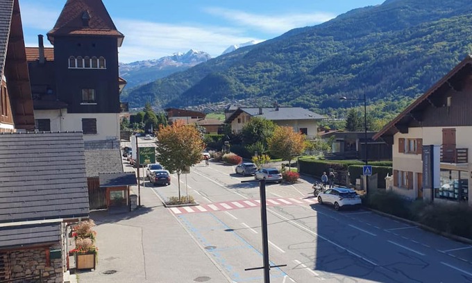 Aime Apartment | Apartment 'Aime La Plagne' with Mountain View, Balcony and Wi-Fi