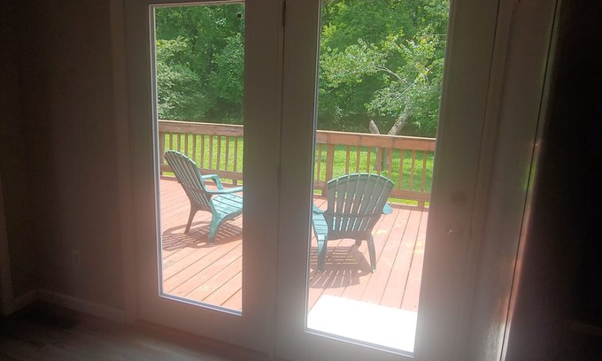 Lawrence County House | Charming 3-bedroom secluded house surrounded by trees with AC, 4 tvs and WiFi.