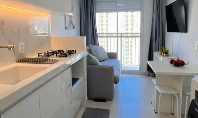 Panamby Apartment | Chácara Santo Antônio 1 Dormitório com Sacada