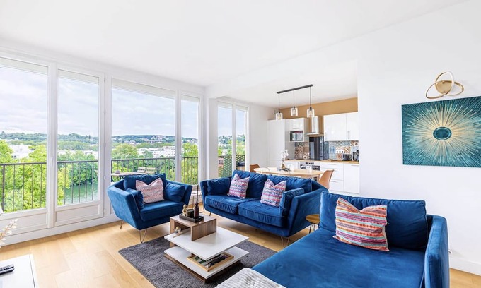 Billancourt–Rives de Seine Apartment | Lovely cocoon with view of the Seine