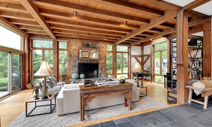 Becket House | The Berkshires Woodland Estate by Evergreen Home