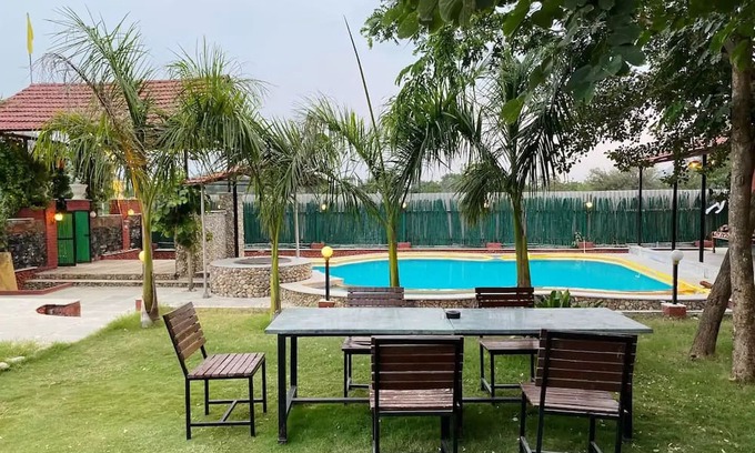 Bedla Villa | GoBravo Farm - 2BR. Villa with Pvt Pool,Udaipurn