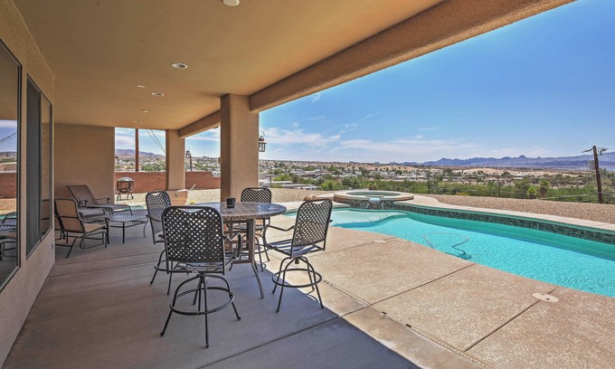 Desert Hills House | Private Pool Mtn-View Lake Havasu City Retreat