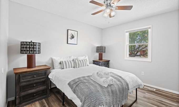 Joplin House | Stylish Rancher in Quiet, Tree Lined Neighborhood.