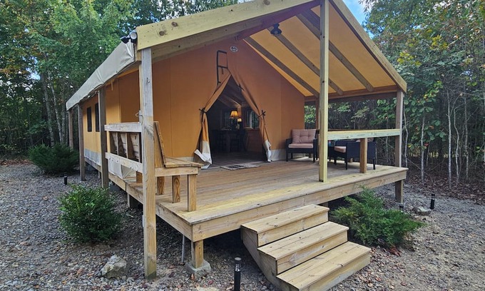 Ozone Cabin | Ozarks Adventure Lodging - Glamping Tent