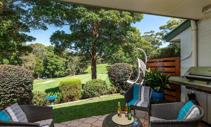 Mollymook Beach Villa | Golfers Delight - View of 15th hole + Tennis