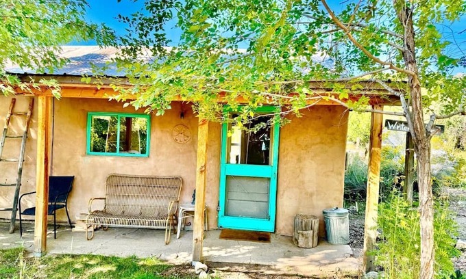 San Cristobal Cabin | Studio Cabin Suite on Organic Farm Stay near Taos, New Mexico