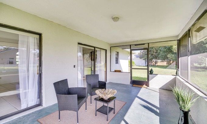 Palm Bay House | Florida Snowbird Retreat 15 Mi to Melbourne Beach