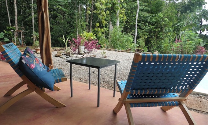 Golfito House | casa jaguarjundi 3-bedroom house in charming PAVONES, AC, pool, view ocean