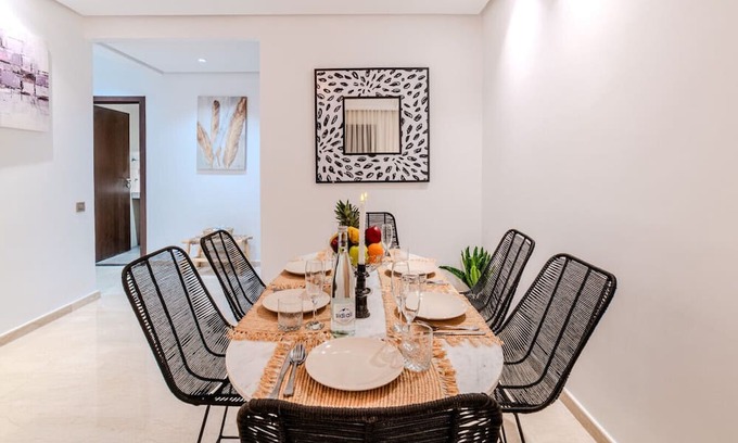 Oulad Khallouf Apartment | Luxury Apartment 3 Bedroom in CityCenter Marrakech