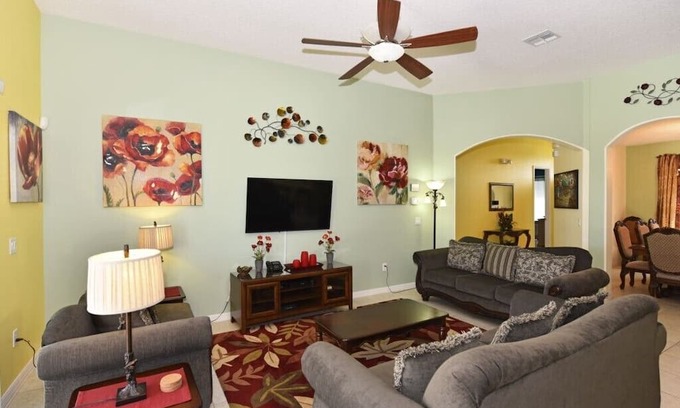 Watersong House | Gorgeous 5Bd Gm Spa Pool Hm Watersong-318YS