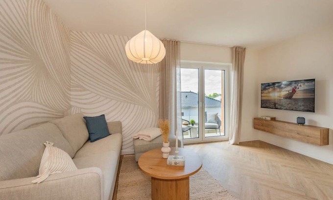 Ueckeritz Apartment | High-quality vacation home "Domizil zum Lerchengrund 05" in Ückeritz with balcony and