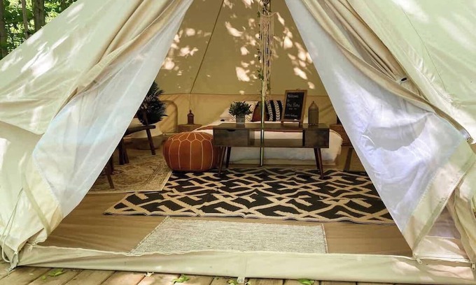 Miller Lake House | Boho Glamping near Tobermory