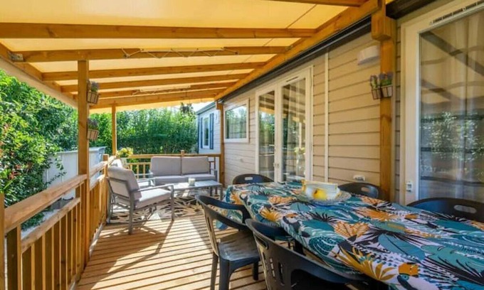 Vias RV Rental | Mobile Home 44m² Camping 4* La Carabasse Vias Beach 800m from the sea
